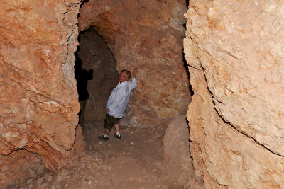 Joyce in mine shaft.jpg