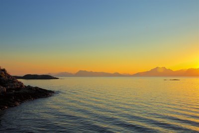 Sunset at Svolver, Lofoten Islands