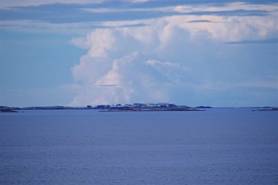 Gripholmen island in the distance