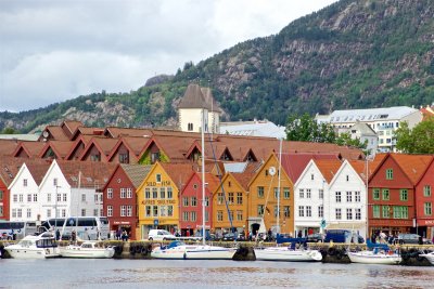 Bryggen, the oldest area of Bergen