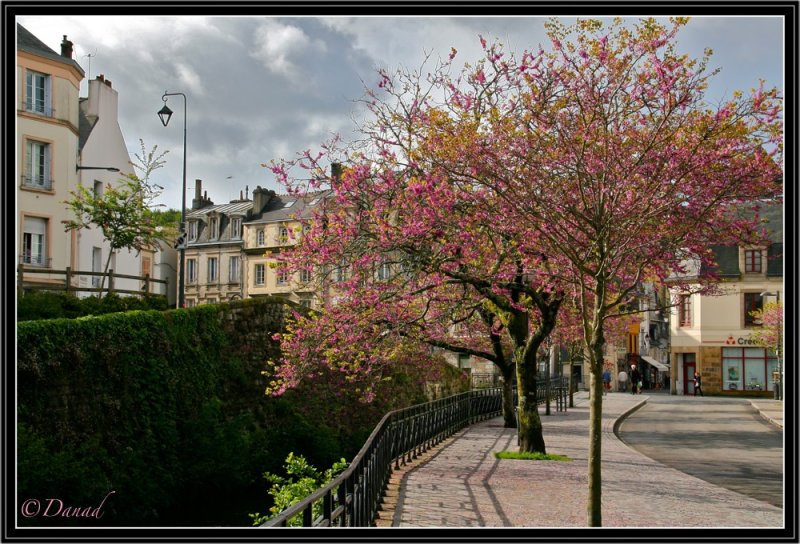 In the streets of Quimper.