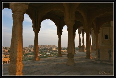 Jaisalmer. View from the Cenotaphs.