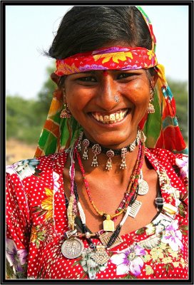 The smile of the Gypsy. Shekawati.