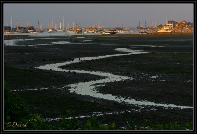 Sunset on Benoa Harbour (Low Tide).