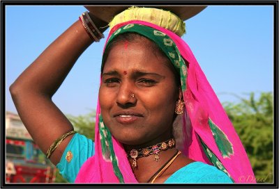 A young woman from Rajasthan.