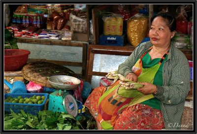 Talat Khua Din. (Vientiane Fresh Market).