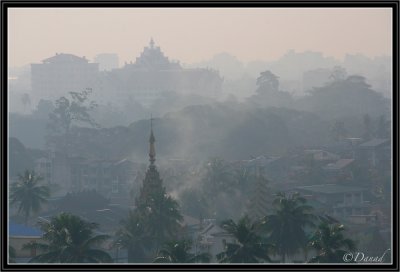 Rangoon. Morning Mist.