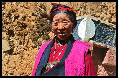 A Tibetan Woman.