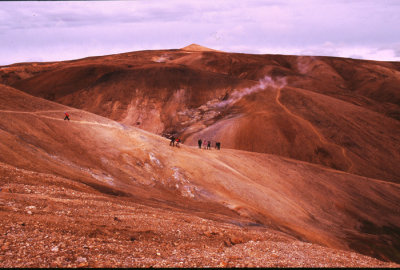Landmannalaugar hiking trail