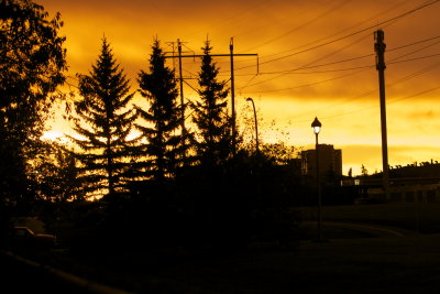 Sunrise in Edmonton