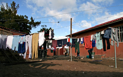 drying clothes