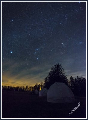 Astronomical Domes at Cherry Springs Dark Sky Park