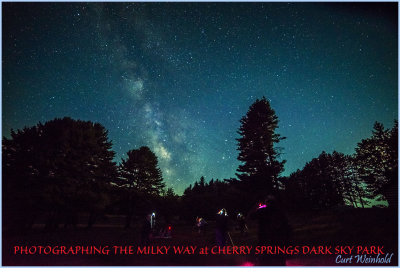 My students photographing Milkyway.