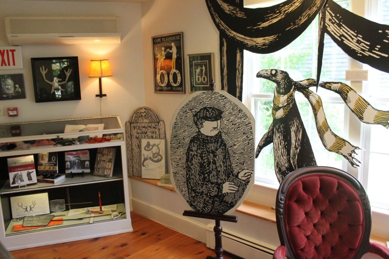 At the Edward Gorey House on Cape Cod