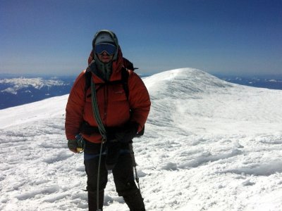 Dave at the Summit (14,411ft; 4392m)