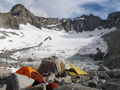 Glacier camp