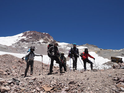 Reaching camp 2