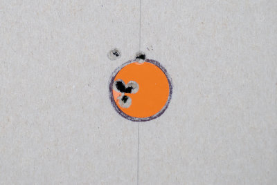 .177 BSA Meteor 5-shot group with RWS Superdome at 25 yards