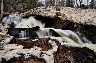 Pictures from Highfalls this spring with the last of the snow melting.