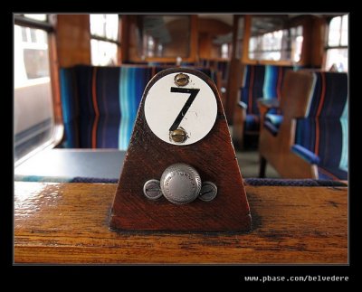 British Rail Mark 1 Coach Seat Number