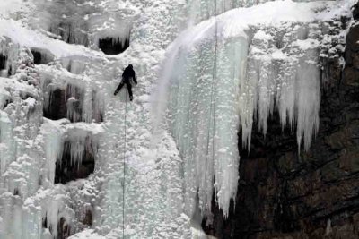Climber- Bridal Veil Falls