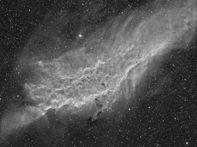  NGC 1499; the California Nebula in HA. 