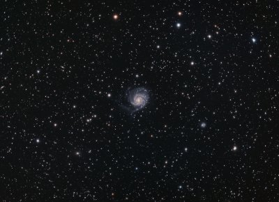 M101 The Pinwheel Galaxy Wide Field