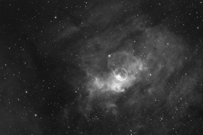 NGC 7635, The Bubble Nebula in Ha