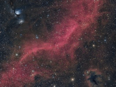 M78/Barnards Loop/LDN 1622 in HaLRGB