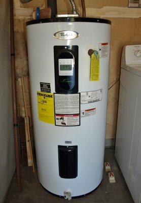 New Whirlpool water heater 