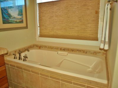 Master bathroom - larger tub