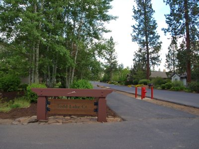 Todd Lake street sign