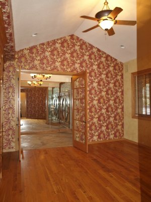 formal dining room off entryway