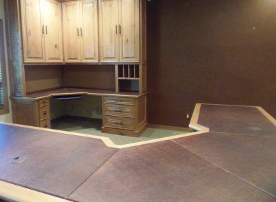 leather desk top
