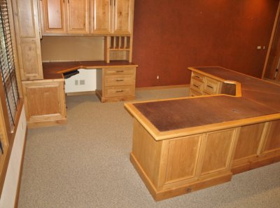 built in desk