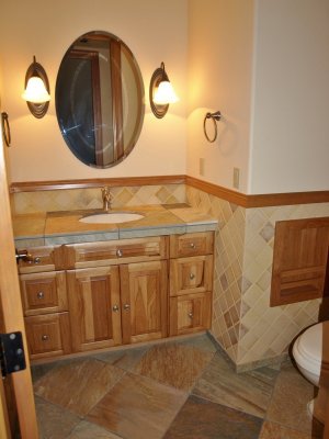 lower level bathroom