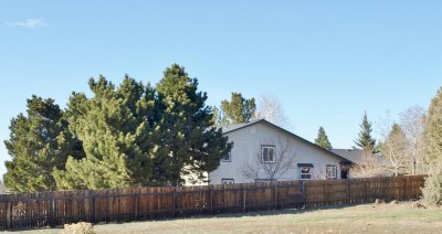 fenced side with gate for RV