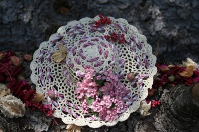 Dried Flowers with Hat