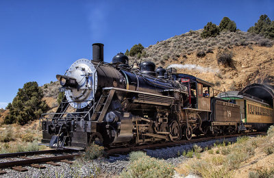 Chasing the V&T Steam Engine