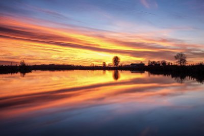 After sunset, Boschkreek