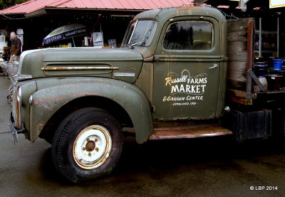 Old delivery truck