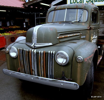 Old delivery truck