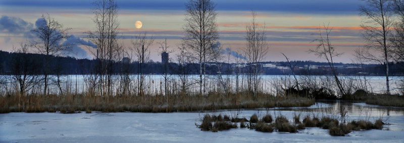 Winter sunset, Tampere