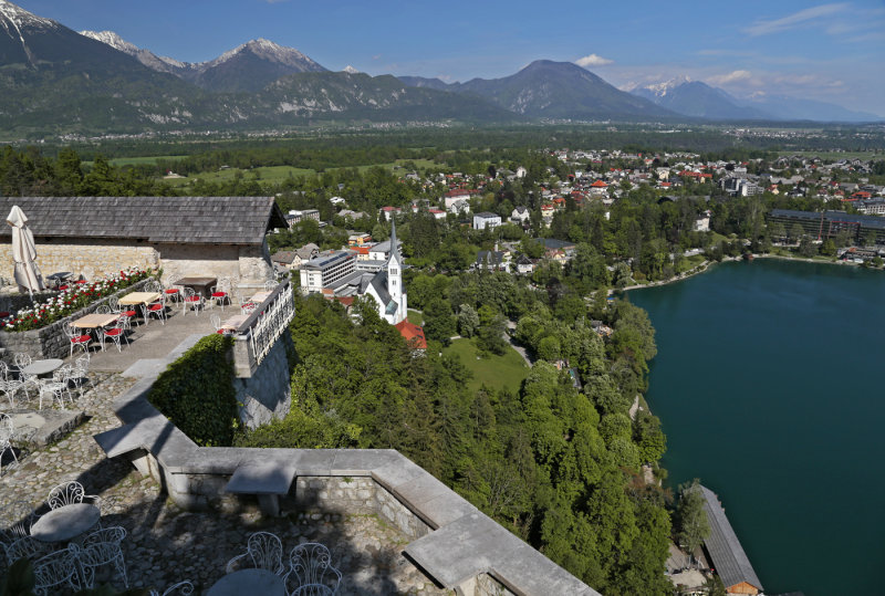 View from the Bled Castle