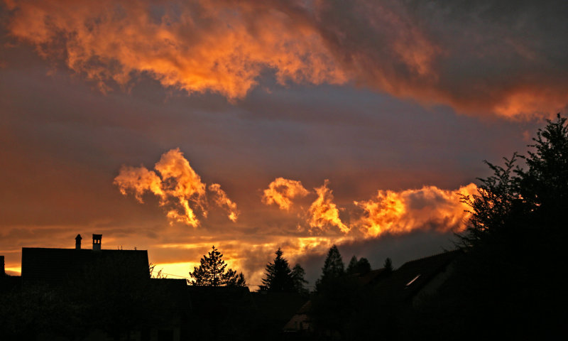 Sunset after the rain