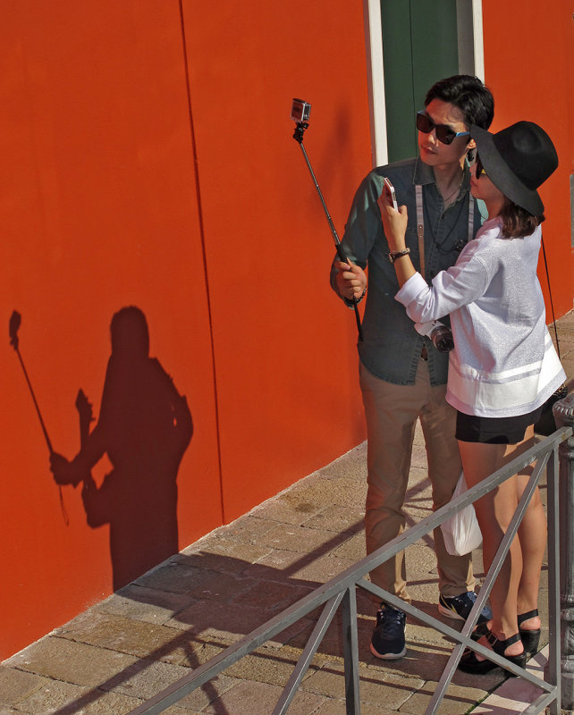 Taking a Selfie, Burano