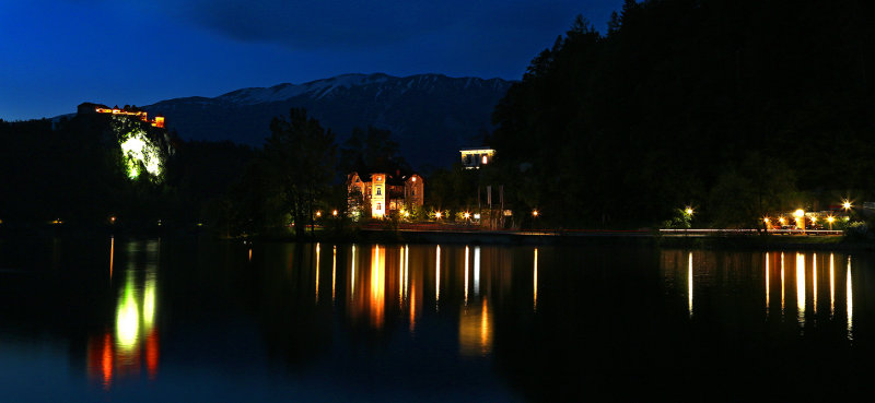 Lake Bled by Night