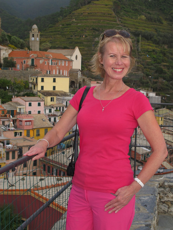 On the top of the Vernazza Castle, Cinque Terre