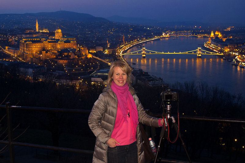 The view from Gellert Hill