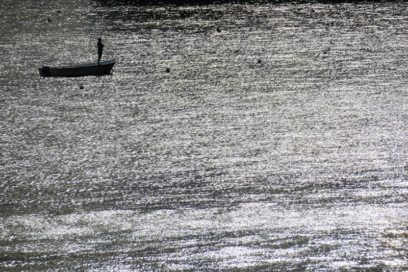 Silvering sea, Positano